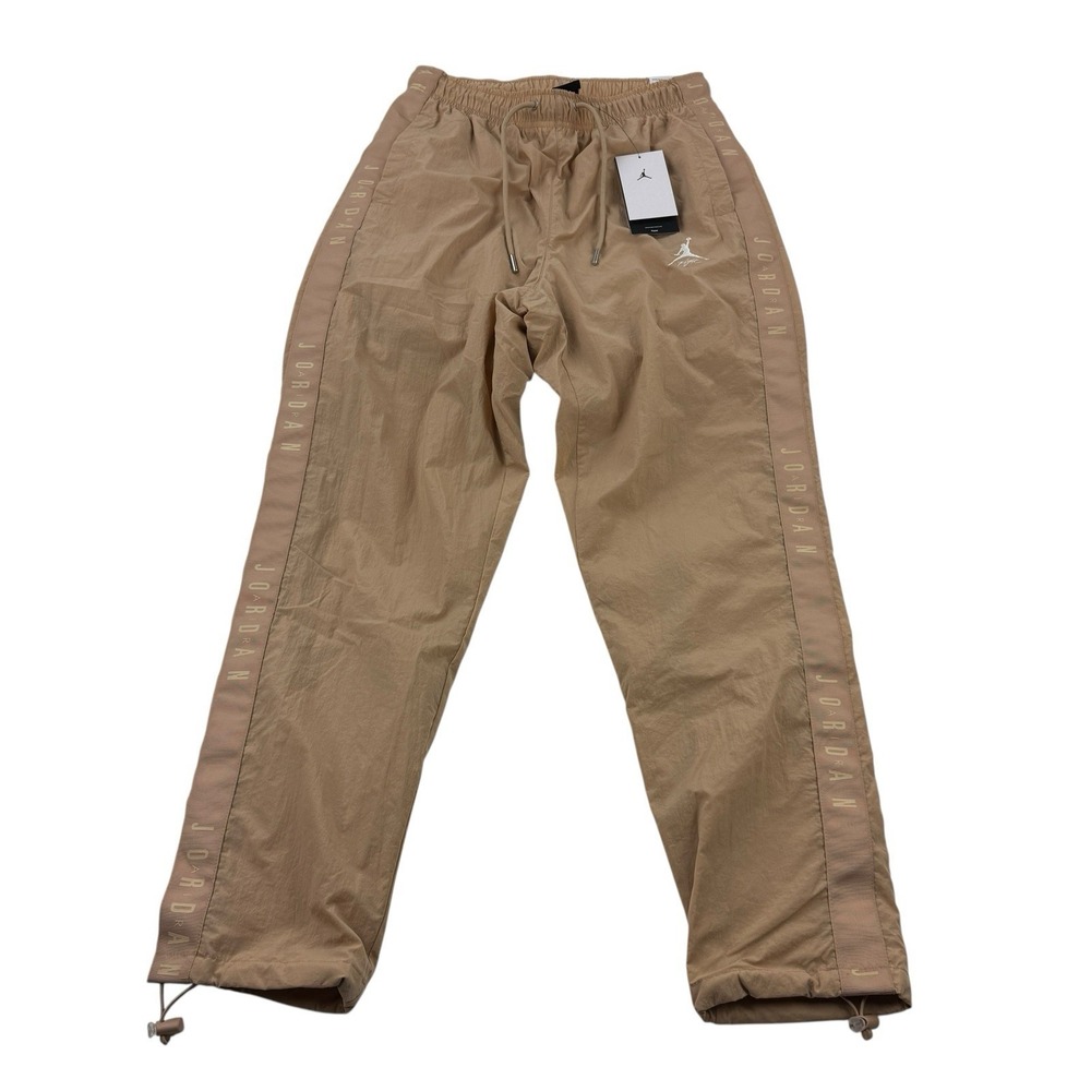 Jordan‎ Essentials Beige Nylon FB7292-200 Active Repel Jogger Pants Small NWT